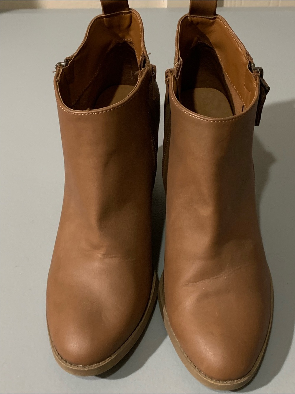 Women's Tan Ankle Booties - Classic Chelsea Style